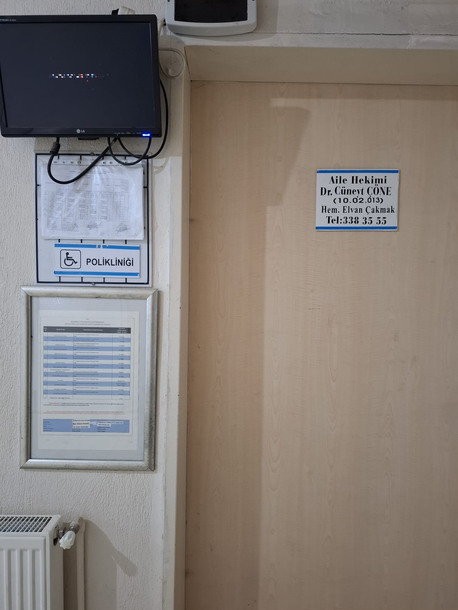 Hekim Kapısı ve Çalışma Takvimi